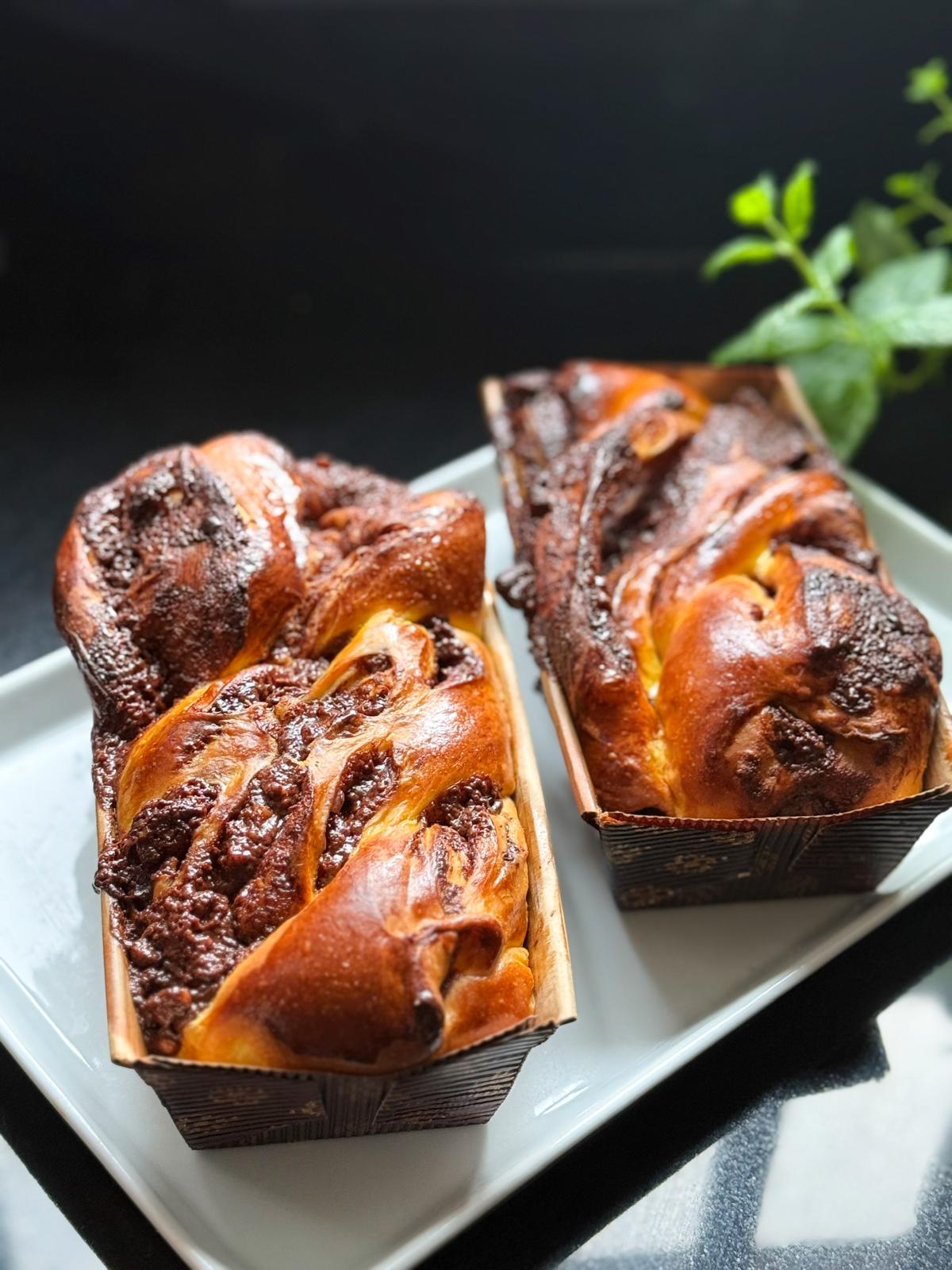 Pumpkin-Chocolate Babka
